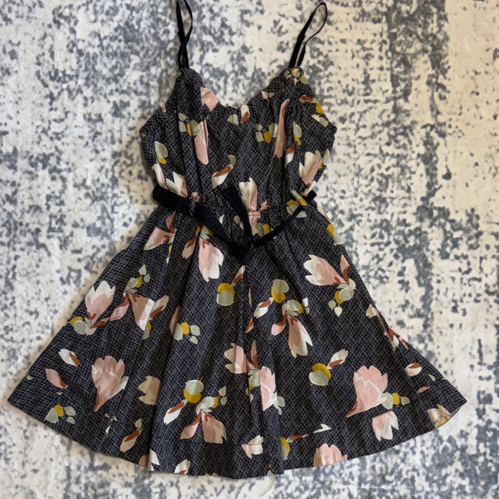 Urban Outfitters Floral Spaghetti Strap Dress w/ Straps